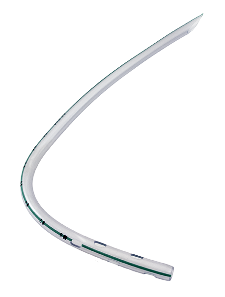 Angled PVC Thoracic Catheters