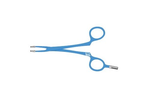 Riches artery forceps, screw joint , curved