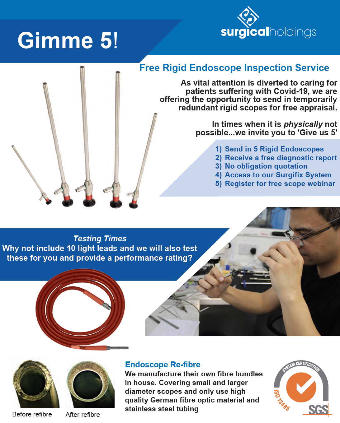 Rigid Endoscope Inspection