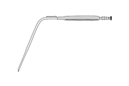 Retractor suction tube, with stilette, 220mm long