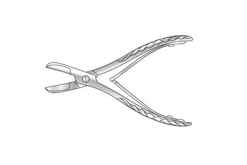 LISTON BONE CUTTING FORCEPS WITH FLUTED HANDLE
