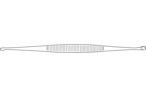WILLIGER BONE CURETTE DOUBLE ENDED STRAIGHT