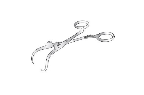 ROBINS ANCHORING FORCEPS