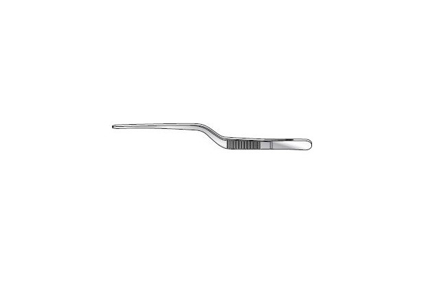 Adson dissecting forceps, bayonet, 1-2 teeth, jaw 2.5mm at tip