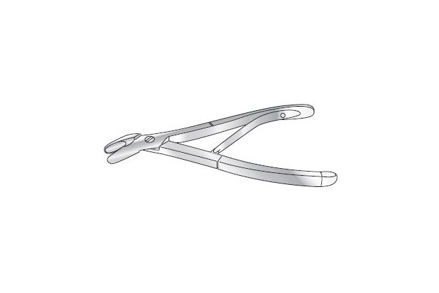 Trotter rongeur, angled to side, strong, screw joint