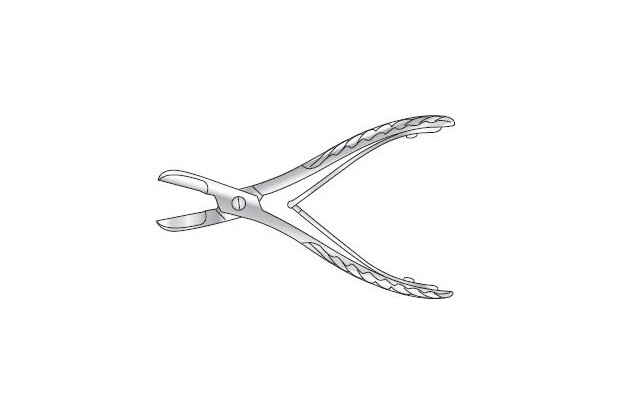 LISTON BONE CUTTING FORCEPS WITH FLUTED HANDLE