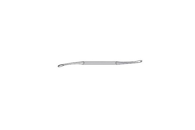 Unna Comedone Expressor Double-Ended Curette, 2/1mm