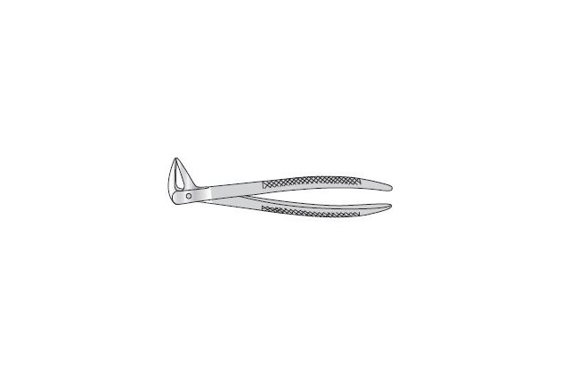 Forceps Extracting 150mm long 3mm wide