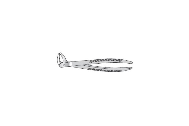 Forceps Extracting 150mm long 4mm wide