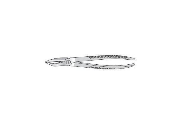 Forceps Extracting 185mm long 4mm wide